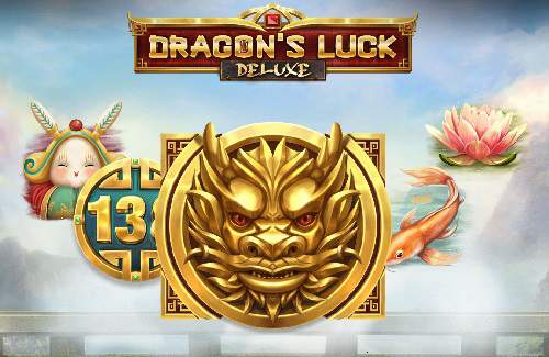 Dragon's Luck Deluxe Online Slot Logo