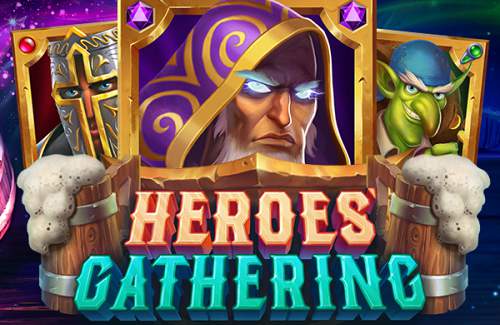Heroes Gathering Online Slot Logo