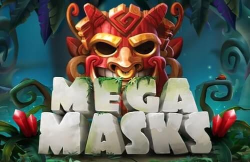 Mega Masks Online Slot Logo