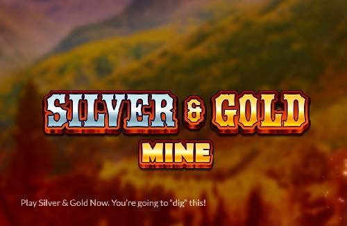 Silver and Gold Mine Online Slot Logo