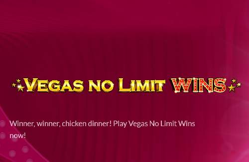 Vegas No Limit Wins Online Slot Logo