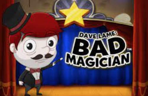 Dave Lame Bad Magician Online Slot Logo