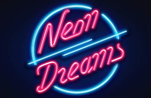 Neon Dreams Online Slot Logo