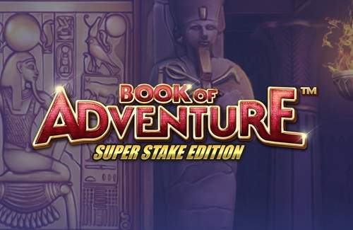 Book of Adventure Super Stake Edition Online Slot Logo