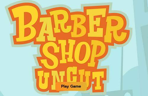 Barber Shop Uncut Online Slot Logo