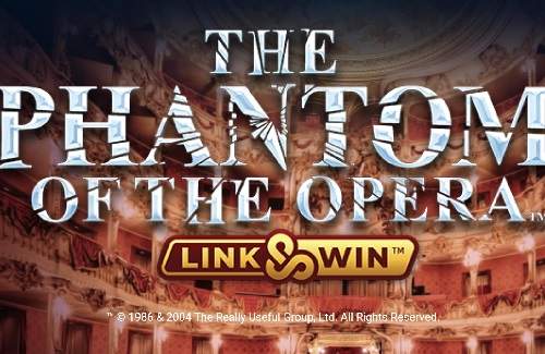 THE PHANTOM OF THE OPERA LINK and WIN Online Slot Logo