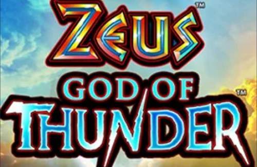 Zeus God of Thunder Online Slot Logo