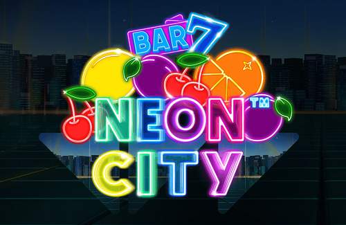 Neon City Online Slot Logo