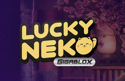 Lucky Neko Gigablox Online Slot Logo