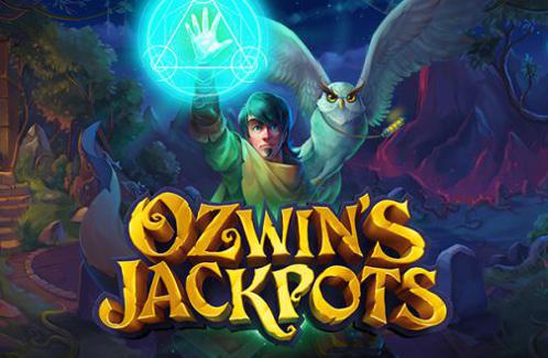 Ozwin's Jackpots Online Slot Logo