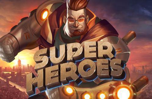 Super Heroes Online Slot Logo