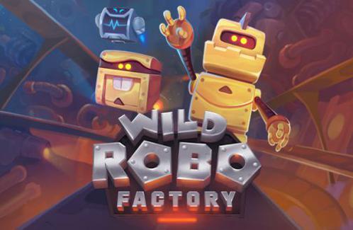 Wild Robo Factory Online Slot Logo