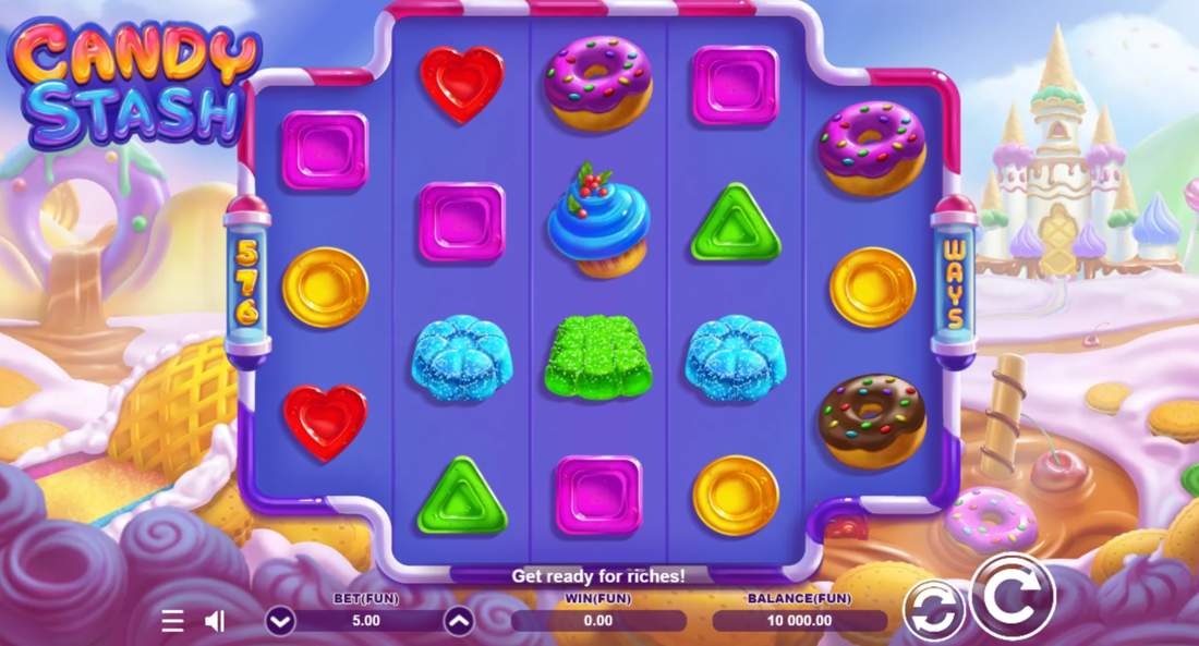 CANDY STASH Online Slot Logo