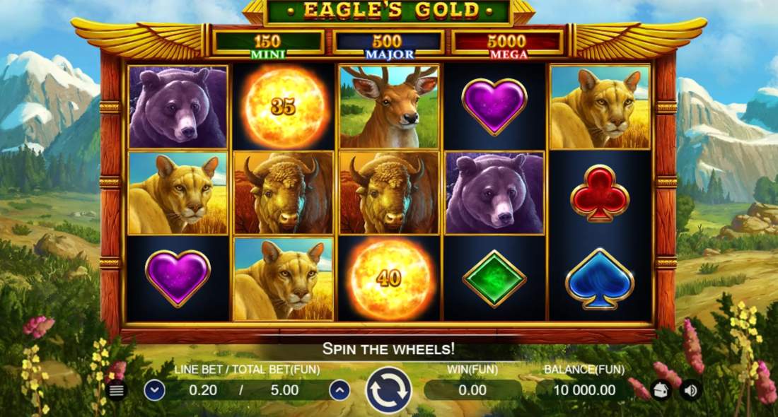 EAGLE'S GOLD Online Slot Logo
