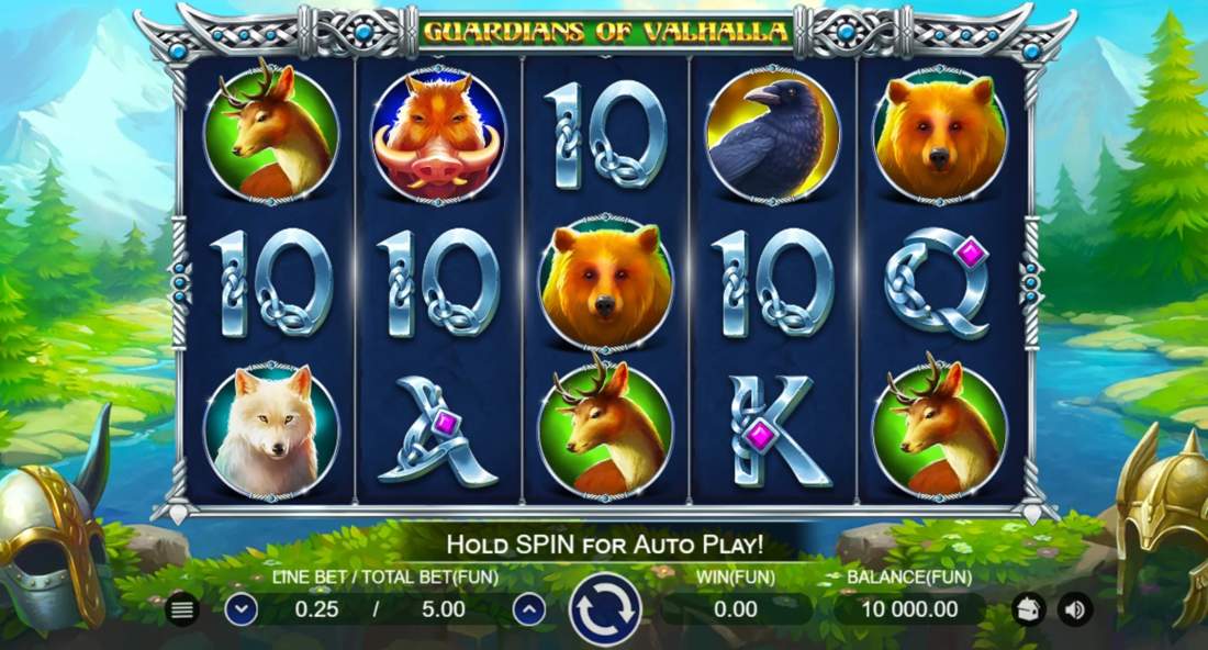 GUARDIANS OF VALHALLA Online Slot Logo