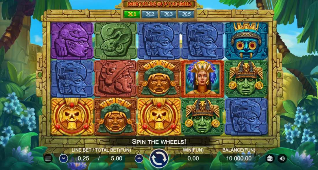 MISTRESS OF PYRAMID Online Slot Logo