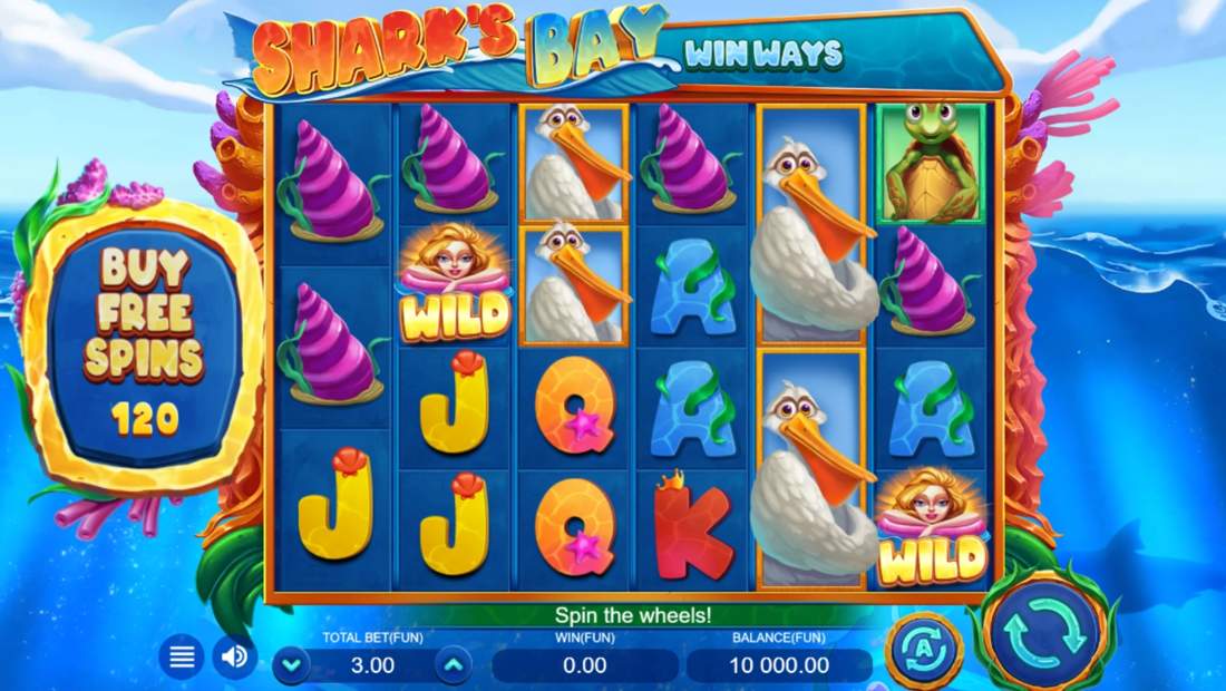SHARK'S BAY Online Slot Logo