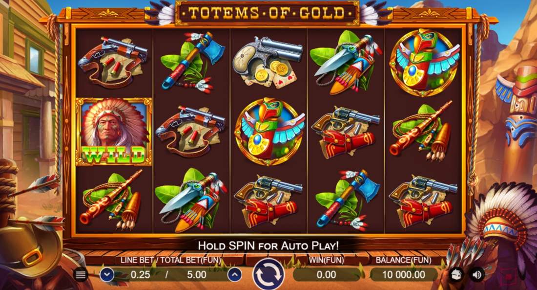 TOTEMS OF GOLD Online Slot Logo