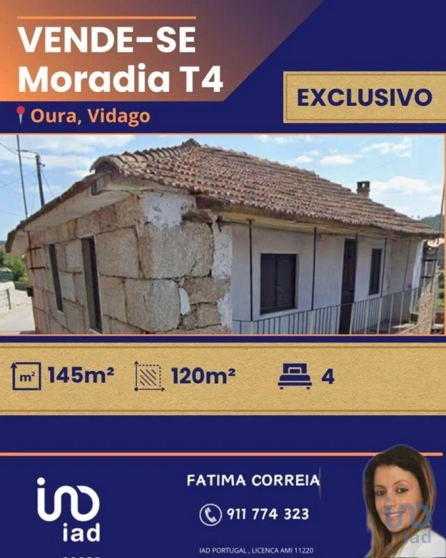 Moradia T4 para Venda em Oura