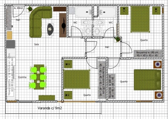 Apartamento T3 para Venda em Oliveira do Douro