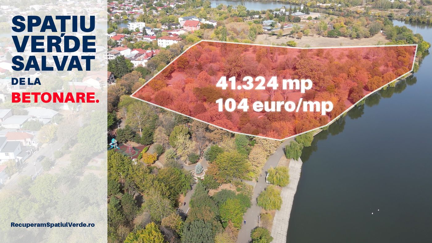 Patru HECTARE de spațiu verde salvate de la betonare.