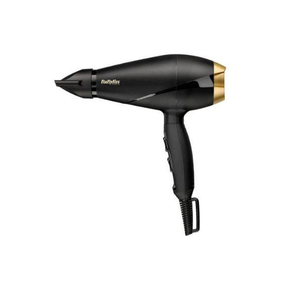 سيشوار ومجفف شعر من BaByliss بقوة 2000 واط مع محرك AC - تدفق هواء عالي - سرعتين - ثلاث مستويات حرارة - 6704SDE