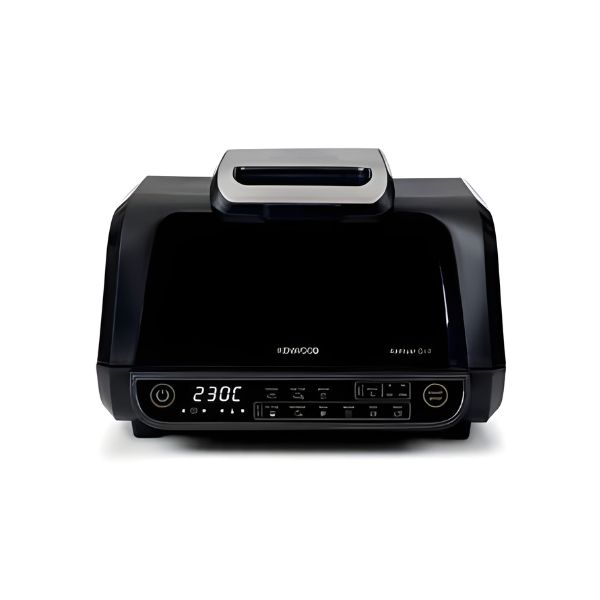 قلاية هوائية متعددة الوظائف من KENWOOD - سعة 8 لتر - استطاعة 1900 واط - شاشة رقمية مع 8 برامج و4 مستويات للشوي - GHF40.000BK