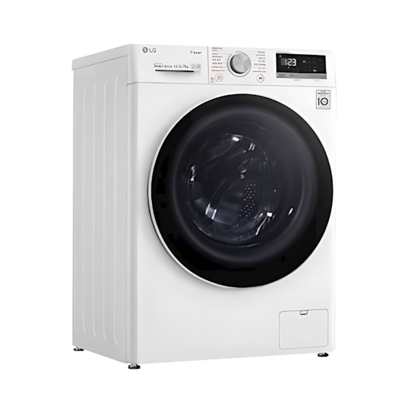 غسالة مع حمّاصة 7KG - 10.5KG LG انفيرتر A+++، 1400 دورة، Steam، غسيل تيربو SmartThinQ سمارت – باب فيميه