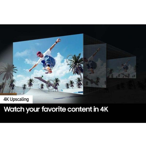 شاشة سامسونج 4K UHD ذكية 2024 مع ريسيفر داخلي – متوفرة بمقاسات 55، 65، 75، 85 إنش