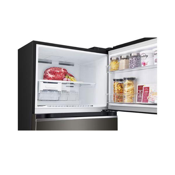 براد LG ذكي 375 لتر – بابين، تبريد متقدم، محرك صامت وتقنية Linear Cooling مع تشخيص أعطال ذكي