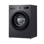 غسالة 8kg LG إنفيرتر A+++، محرك مباشر وغسيل تيربو، تحكم عن بعد – فضي
