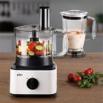محضرة طعام Braun – بقوة 750 واط، سعة 2.1 لتر، شفرات متعددة، مع ملحقات الخلاط