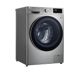 غسالة 9kg LG انفيرتر A+++، 1400 دورة، بخار Steam، WiFi وThinQ سمارت – باب بإطار أسود