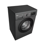 غسالة 8kg LG إنفيرتر A+++ مع Steam، محرك مباشر وغسيل تيربو – فضي