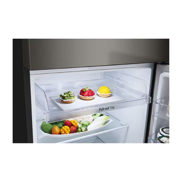 براد LG ذكي 375 لتر – بابين، تبريد متقدم، محرك صامت وتقنية Linear Cooling مع تشخيص أعطال ذكي
