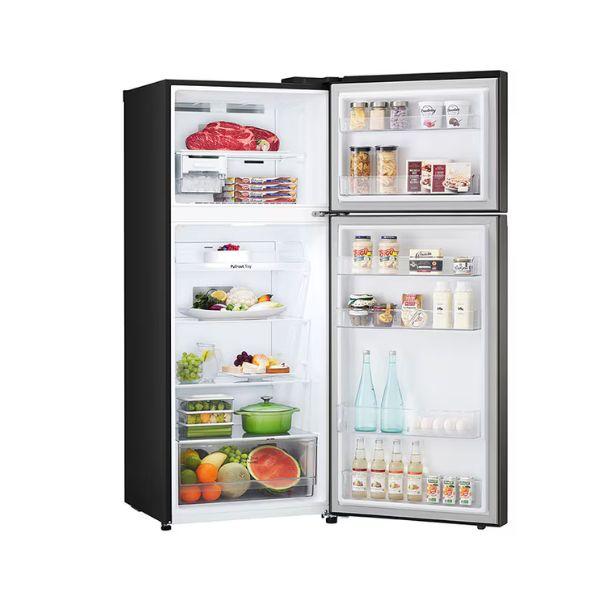 براد LG ذكي 375 لتر – بابين، تبريد متقدم، محرك صامت وتقنية Linear Cooling مع تشخيص أعطال ذكي