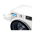 غسالة مع حمّاصة 7KG - 10.5KG LG انفيرتر A+++، 1400 دورة، Steam، غسيل تيربو SmartThinQ سمارت – باب فيميه