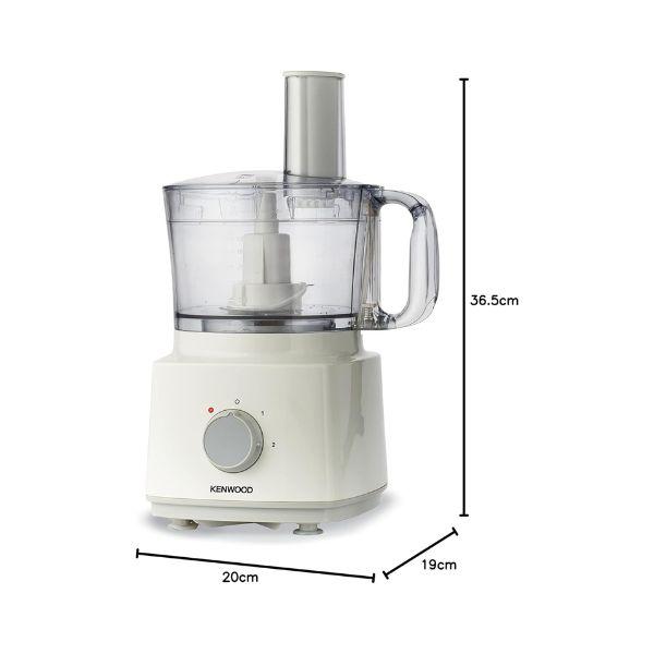 محضرة طعام وخلاط Kenwood – بقوة 750 واط، سعة 2 لتر، بلاستيك، 2 سرعة