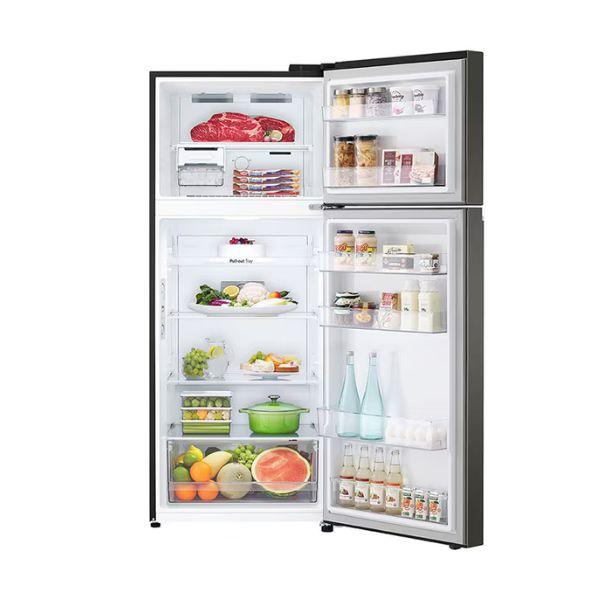 براد LG ذكي 375 لتر – بابين، تبريد متقدم، محرك صامت وتقنية Linear Cooling مع تشخيص أعطال ذكي