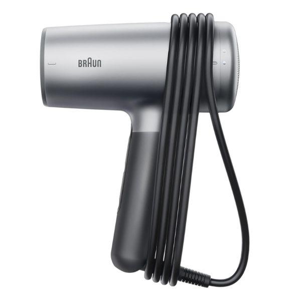 سيشوار ومصفف الشعر من Braun - مزود ب 3 ملحقات - 3 مستويات حرارة مع هواء بارد - استطاعة 2200 واط - BRHD435SDE