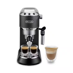 ماكينة قهوة Delonghi إسبريسو وكابوتشينو - 15 بار - أسود - ميزة التوقف الأوتوماتيكي - 1300W