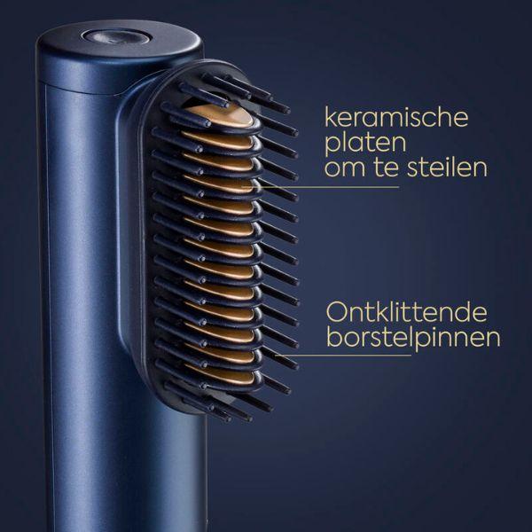 فرشاة تصفيف شعر من BaByliss متعددة الاستعمالات مع ملحقات احترافية بقوة استطاعة 800 واط - AS6550SDE