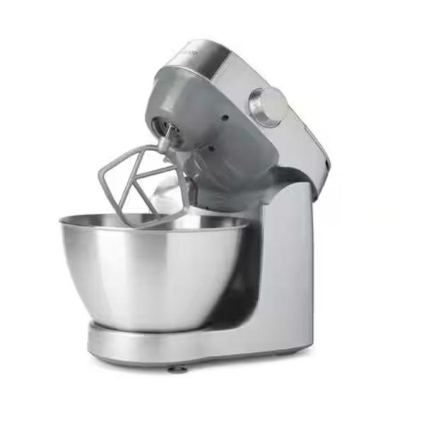 عجانة من KENWOOD سلسلة Prospero+ - وعاء معدني سعة 4.3 لتر - استطاعة 1000 واط – مزودة بمفرمة لحم، محضر طعام، خلاط زجاجي 1 لتر، عصارة فواكه وعصارة حمضيات - KHC29.W0SI