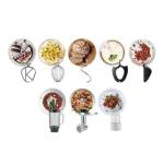 مجموعة مطبخ وعجانة متعددة الاستخدام من KENWOOD - مصنوعة من ال Titanium - حجم XL - وعاء معدني سعة 6.7 لتر - استطاعة 1700 واط – إضاءة ليد - KVL8430S