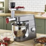 مجموعة مطبخ وعجانة متعددة الاستخدام من KENWOOD - مصنوعة من ال Titanium - حجم XL - وعاء معدني سعة 6.7 لتر - استطاعة 1700 واط – إضاءة ليد - KVL8430S