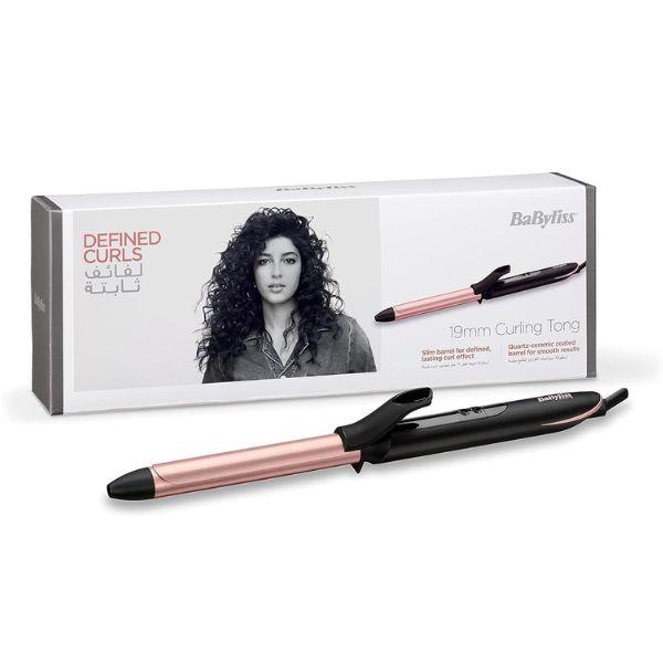 جهاز تجعيد الشعر من BaByliss - قطره 19 مم - تحكم بالحرارة من 160° حتى 210° - استطاعة 37 واط - C450SDE