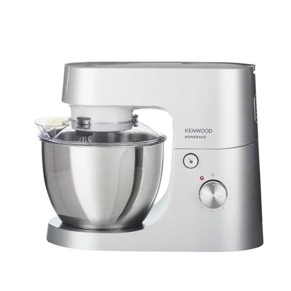 عجانة من KENWOOD سلسلة HomeBake - وعاء معدني سعة 5 لتر - استطاعة 1400 واط – 6 سرعات تحكم - KHH01.000SI