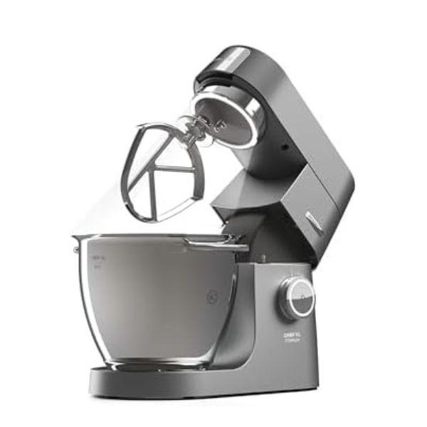مجموعة مطبخ وعجانة متعددة الاستخدام من KENWOOD - مصنوعة من ال Titanium - حجم XL - وعاء معدني سعة 6.7 لتر - استطاعة 1700 واط – إضاءة ليد - KVL8430S