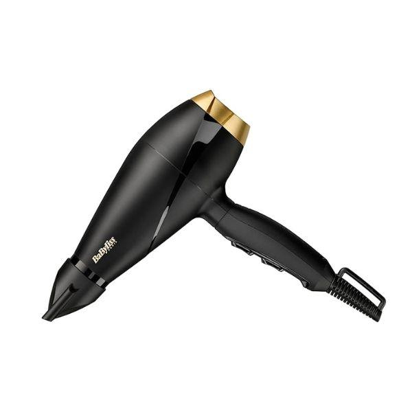 سيشوار ومجفف شعر من BaByliss بقوة 2000 واط مع محرك AC - تدفق هواء عالي - سرعتين - ثلاث مستويات حرارة - 6704SDE