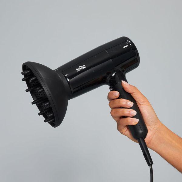 سيشوار ومصفف الشعر من Braun – مزود بملحق واحد – 3 مستويات حرارة مع هواء بارد – استطاعة 2200 واط – BRHD225SDE